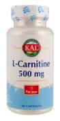 L-Carnitine 500mg - Kal - 30 gélules