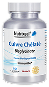 Cuivre Chélaté Bisglycinate - Nutrixeal - 60 comprimés