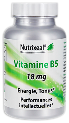Vitamine B5 - Nutrixeal - acide pantothénique (pantothénate de calcium) 18 mg