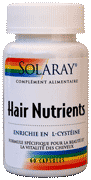 Hair Nutrients - Solaray - 60 gélules