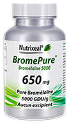 BROMELAINE 5000 GDU / bromelase - Hautement dosée 650 mg - Nutrixeal
