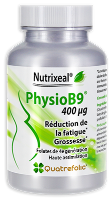 PhysioB9 - Nutrixeal - Vitamine B9 (folates) forme active haute assimilation