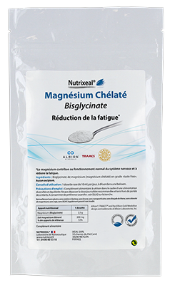 Magnesium Chélaté Bisglycinate Poudre - Nutrixeal