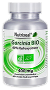 Garcinia cambogia BIO* 400 mg  - Nutrixeal - (acide hydroxycitrique, HCA), 90 gel
