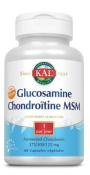 Glucosamine Chondroïtine MSM Vegan - 60 gélules végétales - KAL