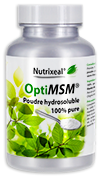 MSM (OptiMSM) en poudre hydrosoluble - 250 g - Nutrixeal
