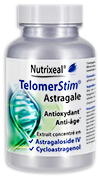 TelomerStim - Nutrixeal - extrait d'Astragale, astragaloside IV, cycloastragenol