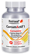 CurcumActif 1 - Nutrixeal - (Curcumine, Silice et Piperine) - 60 gélules végétales