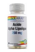 Acide alpha-lipoïque 250mg - Solaray - 30 gélules végétales