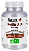 Reishi BIO* 500 mg - Nutrixeal - Ultra concentré (60% de polysaccharides, 20% bêta-glucanes)