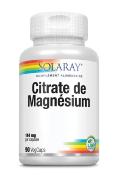 Citrate de Magnésium - Solaray - 90 gélules végétales