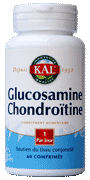 Glucosamine Chondroïtine 500mg / 400mg - KAL- 60 cp