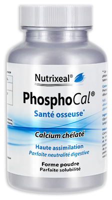 PHOSPHOCAL - Nutrixeal - Calcium chélaté (glycérophosphate) en poudre