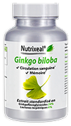Ginkgo Biloba standardisé - Nutrixeal - 60 gélules végétales