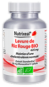 Levure de riz rouge BIO*, garantie sans citrinine ni mycotoxine - 625 mg - Nutrixeal - 60, 300 gélul