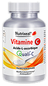 Vitamine C Quali®-C, Acide L-Ascorbique 100 % pur (poudre) - Nutrixeal