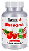 Ultra Acerola BIO* - Nutrixeal - 34% de vitamine C, 60 gélules
