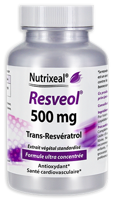 Resveol - Nutrixeal - Trans-Resvératrol 500 mg, gélules végétales