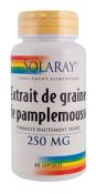 Extrait de graines de pamplemousse 250 mg - Solaray - 60 gélules
