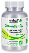Chlorella BIO* 500 mg - Nutrixeal - Riche en protéines et vitamine B12
