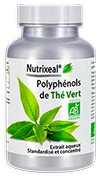 Polyphénols de Thé Vert BIO* - Nutrixeal - 80% de polyphénols, 100 gélules