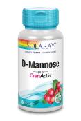 D-Mannose plus CranActin - 60 gélules végétales - Solaray