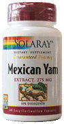 Mexican Yam, wild yam - Solaray - 60 gélules